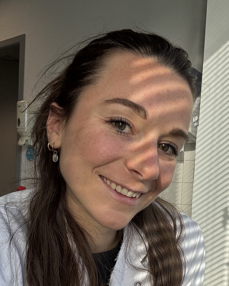 Ethel Grosjean, infirmière et nutritionniste, sur son lieu de travail